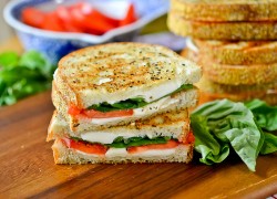  Photo Source: Grilled Margherita Sandwiches- fullforkahead
