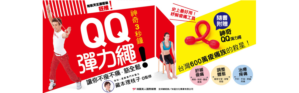 贈書《有氧天王潘若迪狂推！神奇３秒鐘！QQ彈力繩》抽獎活動