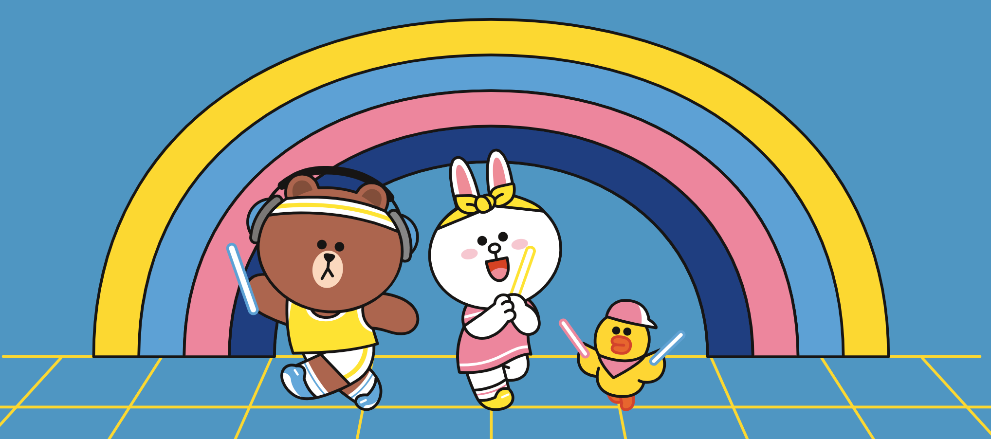 LINE FRIENDS首場音樂路跑!今夏最潮路跑,就是要跟著熊大兔兔盡情搖擺~ | 愛玩妞 | 妞新聞 niusnews