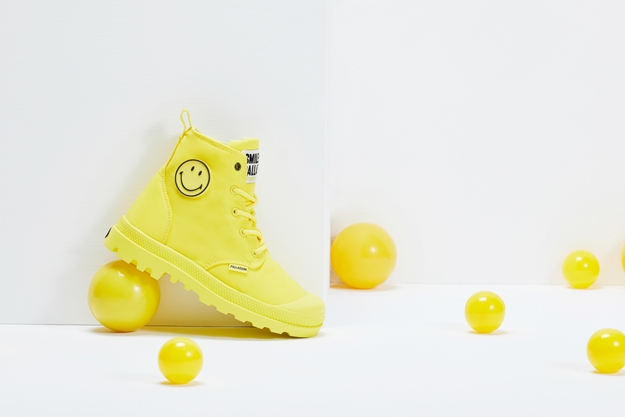 《PALLADIUM X SMILEY聯名最終彈》穿上橘標防水SMILEY 讓笑容撐起每個下雨天