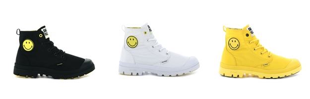 《PALLADIUM X SMILEY聯名最終彈》穿上橘標防水SMILEY 讓笑容撐起每個下雨天