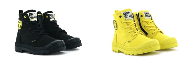 《PALLADIUM X SMILEY聯名最終彈》穿上橘標防水SMILEY 讓笑容撐起每個下雨天