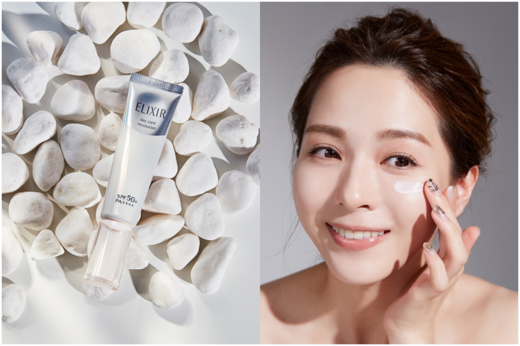 資生堂ELIXIR澎潤淨白水玉肌凍膜美肌乳