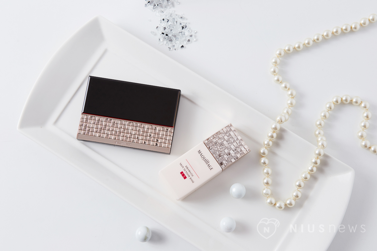 資生堂Maquillage持妝保濕裸肌粧前乳粉餅