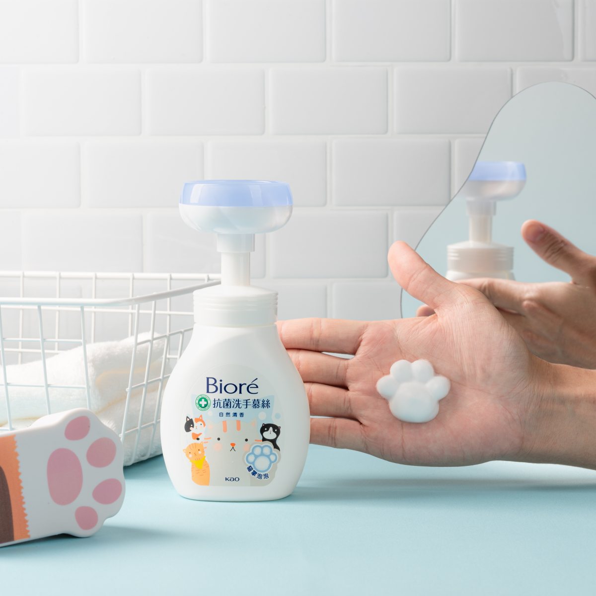 擠出來是QQ肉球！日本爆話題「貓掌泡泡洗手乳」登台開賣，貓奴快跟風療癒洗一波