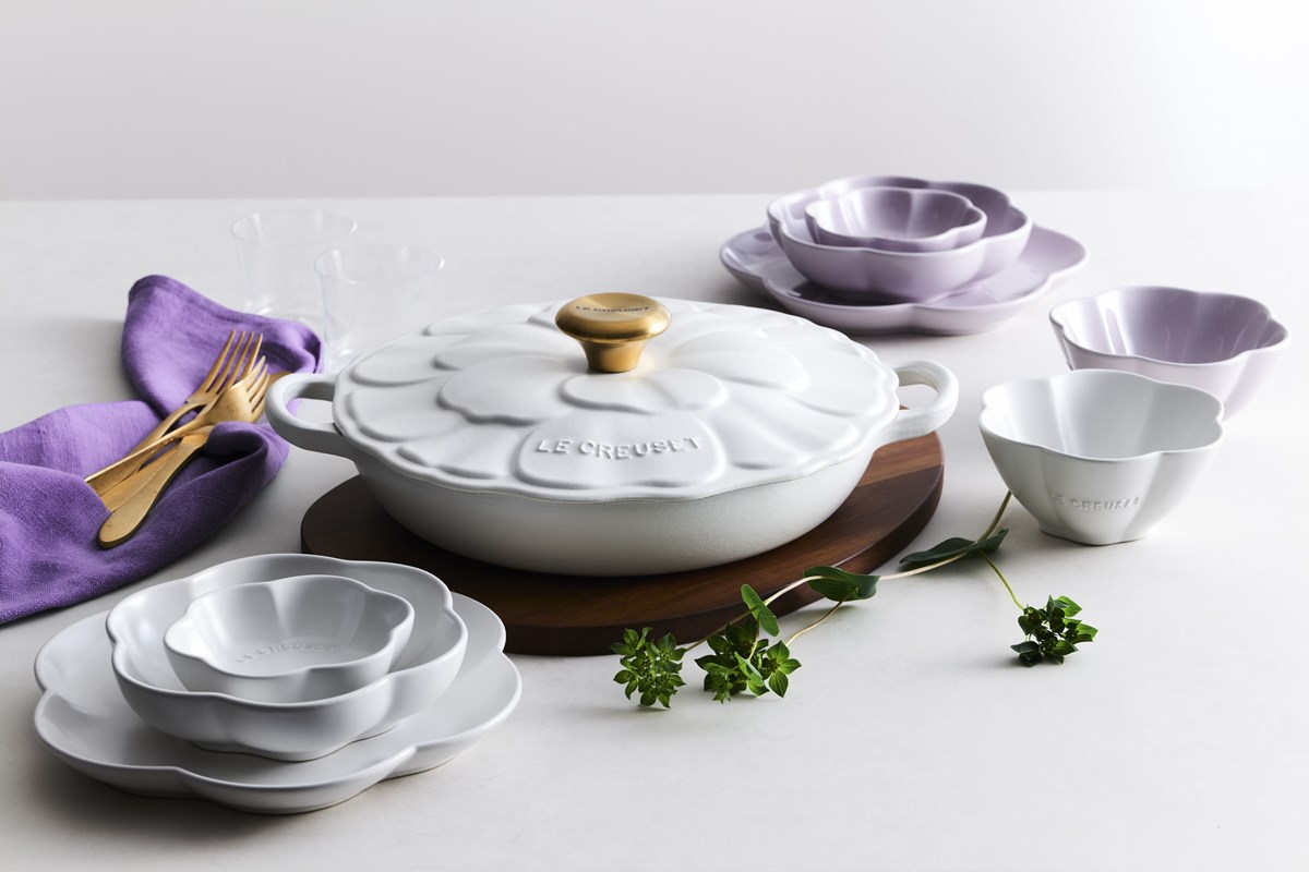 優雅春荷浪漫初現　探索春暖花開新生活 LE CREUSET「輕荷花妍系列」迎接春日輕飲食主義