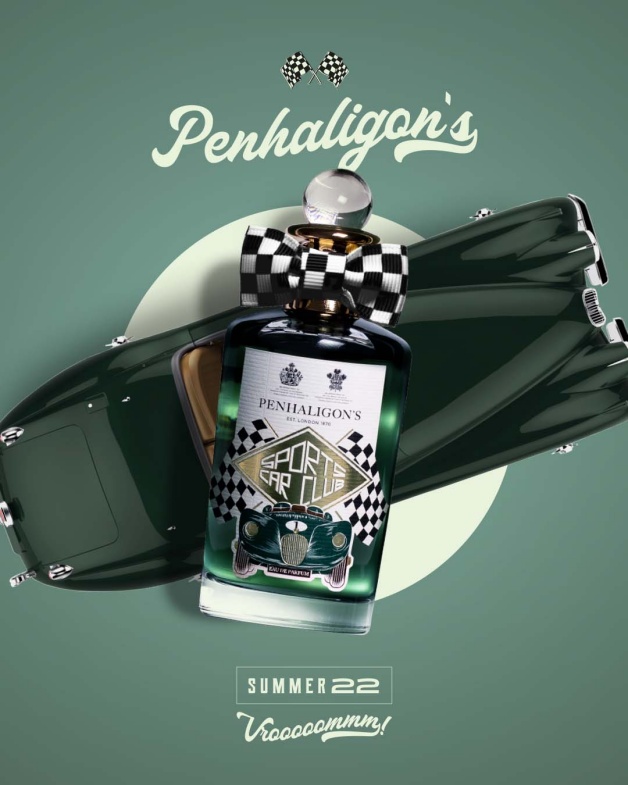 Penhaligon’s潘海利根最新限量香水 「Sports Car Club」重磅登場！「方格旗x經典賽車綠」摩登復古視覺太可愛