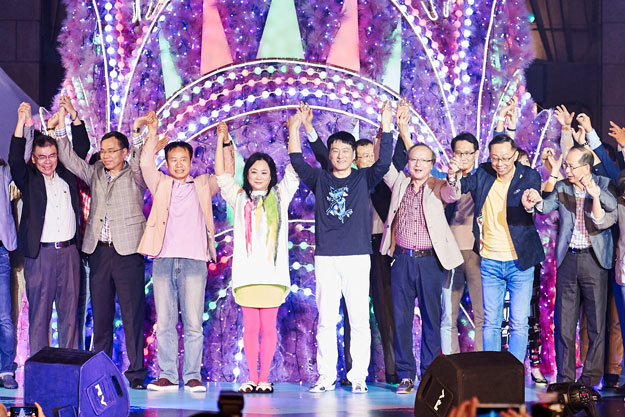 點亮幸福的魔法！愛Sharing點燈活動臺北也可以體驗紐約的聖誕風格