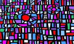 用小畫家作畫的老畫家 97歲老爺爺的點陣圖藝術 小畫家、Hal Lasko、點陣圖