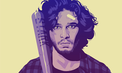 1990街頭風入侵！權力遊戲復古插畫 權力遊戲 、 Mike Wrobel 、 插畫、藝術