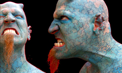 動用兩百位刺青師改造全身 人體拼圖The Enigma 刺青、拼圖、改造、全身刺青、全身