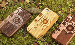 Say cheese！木質相機造型手機殼 木質、相機、造型、手機殼、周邊