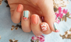 不管幾歲都要少女心！DIY浪漫風指彩 美甲、指彩、DIY、少女、教學