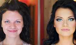 換一張臉只需要靠化妝  俄羅斯女孩的素顏真相 化妝、素顏、俄羅斯、攝影師、Vadim Andreev