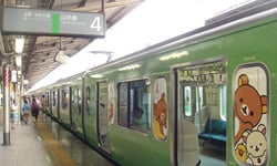 好想飛去日本搭一次！期間限定的東京夢幻懶熊列車 懶懶熊、JR山手線、Rilakkuma Yamanote Line、