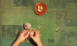 在報紙上作畫　油畫與新聞的相遇 Shin-Young An、報紙、新聞、插畫、油畫、藝術