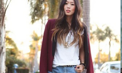 寬鬆隨性的輕時尚  男友牛仔褲穿搭指南 男友褲、穿搭、時尚、西裝外套、襯衫