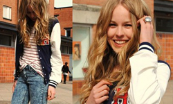 街拍剪貼簿：淘氣可愛的棒球外套特輯 街拍、時尚、棒球外套、美式、運動風