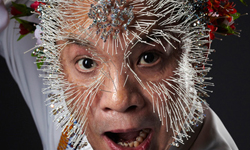 針灸上癮嗎？人頭插針插成仙人掌 針、灸針、插針、仙人掌、刺蝟