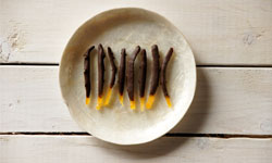 仲夏夜浪漫甜點 糖漬橙皮巧克力 巧克力、咖啡、橙皮、食譜