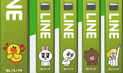 LINE 周邊再進化　真正閃亮手機殼＋超可愛行動電源 LINE、行動電源、手機殼、熊大、詹姆士、康妮、饅頭人、莎莉