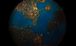 黑暗中的美麗星球  用平底鍋做成的模擬行星照 藝術、攝影、星球、Matteo Gallinelli、Giuliano Antonio Lo Re