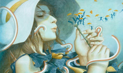 遊走於夢境與現實之間 愛麗絲夢遊仙境感插畫 愛麗絲夢遊仙境、插畫、Tran Nguyen、A Place Procured From Our Yesteryears、藝術