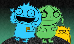 當憤世女孩遇上白目女孩 《Making Fiends》爆笑童趣動畫    Making Fiends、動畫、好笑、搞笑、白目