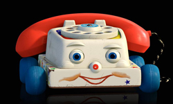 《玩具總動員3》裡的正派角色：費雪牌兒童電話 玩具、玩具總動員、電話