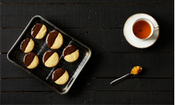 清爽橙味飄秋香　柳橙巧克力餅乾 柳橙、巧克力、餅乾、食譜、4F COOKING HOME