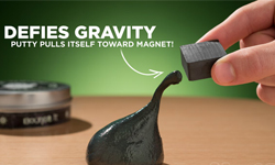 養一隻史萊姆？！會動的磁性黏土 玩具、詭異、好玩、史萊姆、磁性、黏土、黑油、Magnetic Thinking Putty