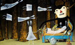 西洋版宮崎駿？Philip Giordano怪物森林插畫       插畫、宮崎駿、怪物、動物、Philip Giordano、波隆納插畫展