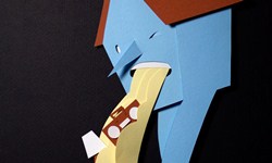 從紙上躍然而出的幽默　剪貼插畫家Bombo Bombo、Maurizio Santucci、剪貼、幽默、漫畫