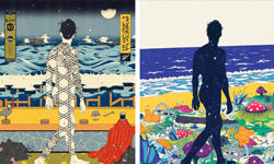 化成白骨也要打籃球？！Andrew Archer的美式浮世繪       Andrew Archer、插畫、浮世繪、美漫、紐西蘭