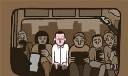 你的生活中也常出現這些行為嗎？文明病插畫又來囉！ Jean Jullie、插畫、文明病、低頭族、藝術