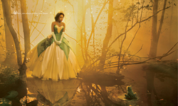 巨星版《公主與青蛙》 珍妮佛哈德森變身蒂安娜公主 Annie Leibovitz、夢幻女郎、公主與青蛙、蒂安娜、巨星、迪士尼、珍妮佛哈德森