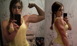 天使臉孔猛男身材  17歲超萌俄羅斯壯妞Julia Vins Julia Vins、Yulia Viktorovna Vins、最萌女漢子、天使臉孔魔鬼身材、肌肉