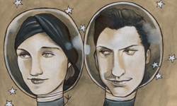 長出人臉的蛞蝓  母親與4歲幼女聯手微獵奇插畫 插畫、母女、藝術、Mica Angela Hendricks