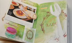 寫手帳的最高境界？精美到可以出書的動畫師旅遊手帳 Natalie Ratkovski、巴黎、旅行、手帳