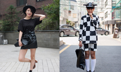 非黑即白？！帶你看韓國街頭時尚穿搭 黑、白、韓國、穿搭、時尚