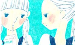 用溫柔色彩撫慰心靈  日本療癒系插畫家井田やす代 插畫、療癒、井田やす代、溫暖、可愛