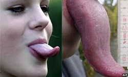 跟麥莉拚了？！世界第一長舌名人錄 舌頭、長舌、蛞蝓、世界紀錄、紀錄