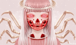 愛上血的腥甜口感 Saccstry夢幻死之少女 血腥、腥味、甜蜜、死亡、夢幻、爛肉、日系、女孩、粉色、輕柔、夢幻、衝突、對比、違和、腐蝕、劇痛、瘋狂、殘酷、摧毀、透明感、蘿莉、Saccstry