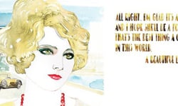 你猜得出來她們是誰嗎？經典小說女主角水彩時尚速寫插畫 Samantha Hahn、大亨小傳、綺拉奈特莉、哈姆雷特、Daisy