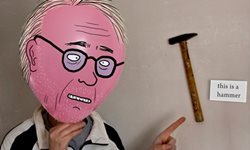 氣球變身白髮教授！Laurina Paperina的幽默攝影插畫 氣球、插畫、Laurina Paperina、ARTIST'S FACE、藝術家