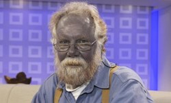 現實生活中的Blue Man　62歲銀中毒藍臉老爹辭世 Paul Karason、Blue Man、銀中毒、Papa Smurf、colloidal silver