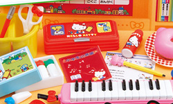 跟Hello Kitty一起裝年輕！凱蒂貓小學生食玩    Hello Kitty、Re-ment、食玩、盒玩、玩具