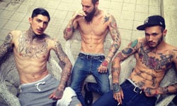 我不想愛一個乖乖牌！伸展台刺青男模大搜查 刺青、伸展台、模特兒、男模、帥、tattoo、刺青模特兒、Jimmy Q、Cole Mohr、Miles Langford、Daniel Bamdad、Vivienne Westwood