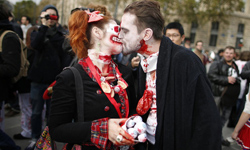 活屍集體上街開趴  2013世界活屍日 活屍、World Zombie Day、巴黎、倫敦、美國