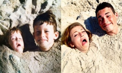 長大了還是要作伙！兒時玩伴重拍童年照 童年、玩伴、照片